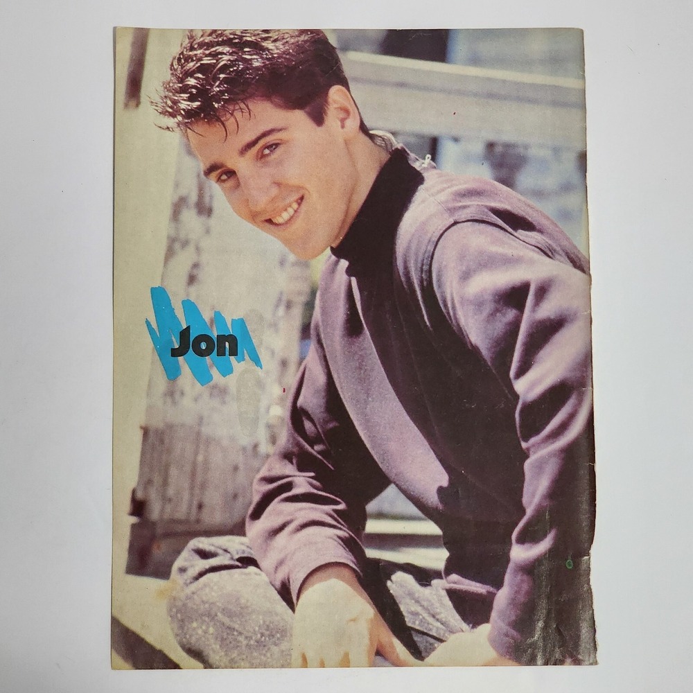 Jonathan Knight New Kids on the Block Pinup Clipping Vintage 8x10 1990s NKOTB